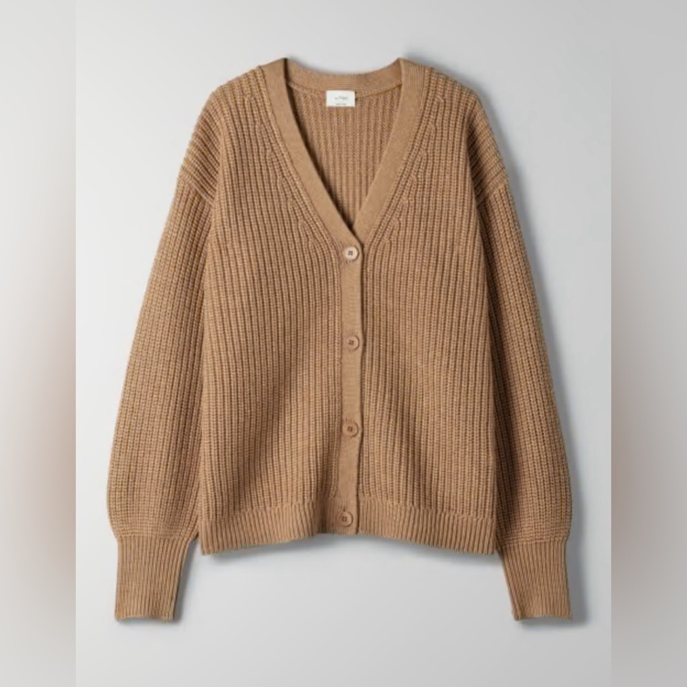 Aritzia Wilfred Cortado button-up cardigan